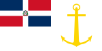 Archivo:Presidential Standard of the Dominican Republic (At Sea)
