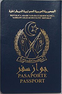 Archivo:Sahrawi passport