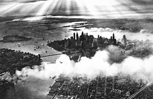 Lower Manhattan en 1932.