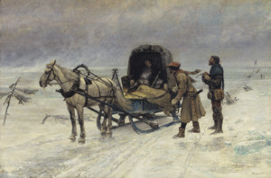 Archivo:The Death of Sten Sture the Younger on the Ice of Lake Mälaren (Carl Gustaf Hellqvist) - Nationalmuseum - 18562