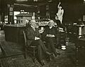 Thomas Edison in the Library of his West Orange Laboratory with Dr. Rudolf Diesel. (ff713d866fd545cb93a4245d35d6150a)