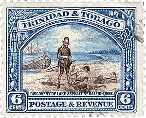 Archivo:Trinidad-stamp-lake-asphalt-discovery