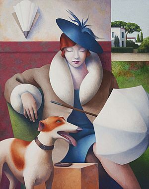 Archivo:Un Viaje en Toscana, por Fabio Hurtado, 114 x 81 cm oil on canvas