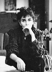 Věra Chytilová in her house in Prague, mid of the 1980s (cropped).jpg