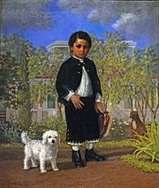 Archivo:'The Prince of Hawaii' oil on canvas painting by Enoch Wood Perry, Jr., 1865
