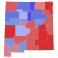 2020 United States Senate election in New Mexico results map by county