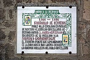 Archivo:Barbadillo de Herreros - placa Francisco Granmontagne
