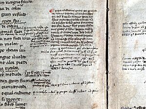 Archivo:Canti III nota di Pietro Alighieri