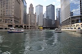 En el skyline de Chicago