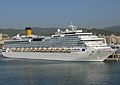 Costa Concordia in Palma, Majorca, Spain