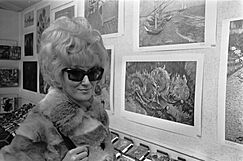 Archivo:Dusty Springfield niet op Grand Gala du Disque. Hier tijdens een bezoek in het S, Bestanddeelnr 921-1468
