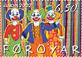Faroe stamp 415 clowns