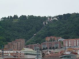 Funicular d'Artxanda des del pont de l'Arenal P1270339.jpg
