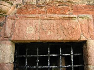 Archivo:Greenknowe Tower Door
