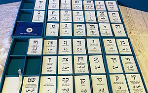 Archivo:Israeli legislative election 2019 ballots (4)