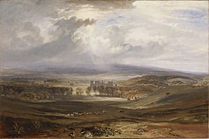 Archivo:Joseph Mallord William Turner - Raby Castle, the Seat of the Earl of Darlington - Walters 3741