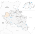 Karte Bezirk Winterthur Gemeindeveraenderungen 2013