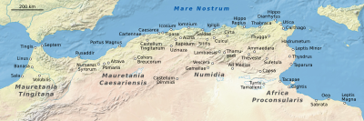 Archivo:Karte Römische Städte in Nordafrika