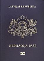 Archivo:Latvian non-citizens passport