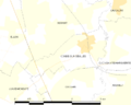 Map commune FR insee code 14175