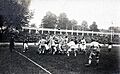 Match olympique États-Unis - France au stade d'Anvers en 1920