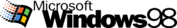 Microsoft Windows 98 logo with wordmark.svg