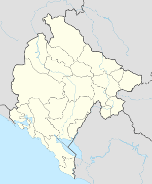 Budva ubicada en Montenegro