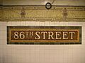 NYC subway 86th Street 50