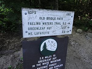 Archivo:Old Bridle Path NH US sign