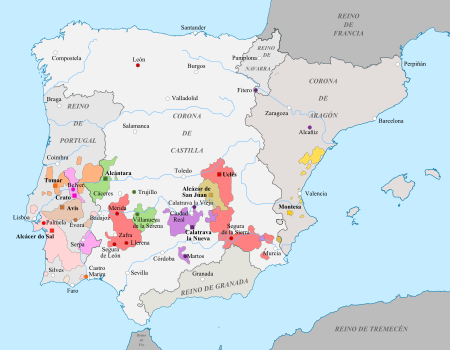 Archivo:Orders of knighthood Iberia