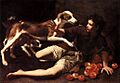 Pedro Núñez De Villavicencio - Boy Attacked by a Dog - WGA16599