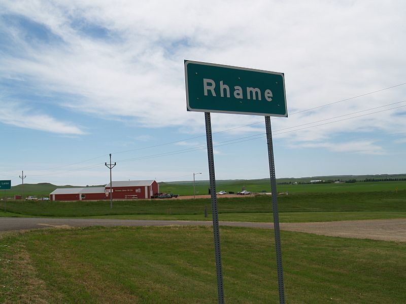 Archivo Rhame, North Dakota