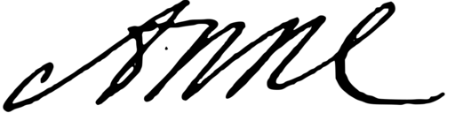 Signature of Anne Hyde