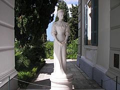 Sisi statue in Corfu Achilleion