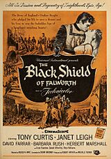 Archivo:Tony Curtis and Janet Leigh in 'The Black Shield of Falworth', 1954