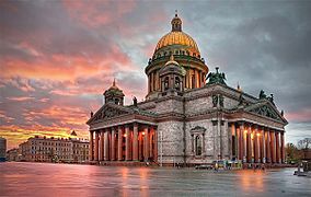 View to Saint Isaac's Cathedral by Ivan Smelov