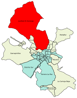Zaragoza Mapa Junta Juslibol El Zorongo.svg