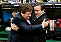 Óscar Ramírez and Miguel Herrera