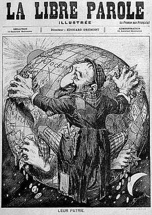 Archivo:1893 La-Libre-Parole-antisemitische-Karikatur
