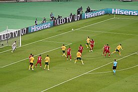 Archivo:Baku Olympic Stadium hosted final stage of European Football Championship Turkey-Wales Azerbaijani and Turkish presidents watched the game, June 2021 11
