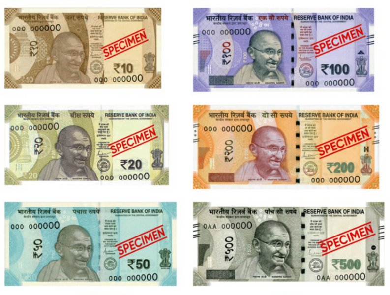 Banknote of india