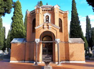Archivo:Cementerio Municipal de Alcalá de Henares (RPS 06-12-2020) capilla de 1873