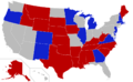 Class 2 US Senators by State & Party