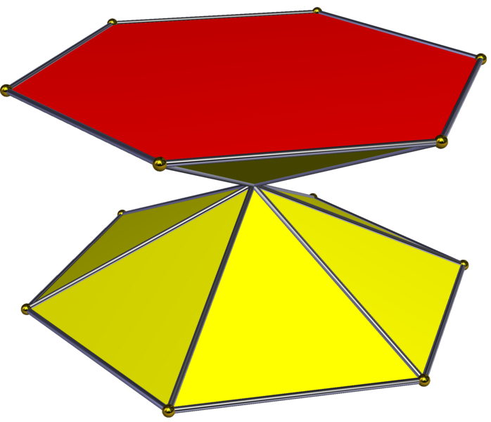 Crossed2 hexagonal prism