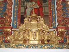 DSC03365 L'Hôpital-Saint-Blaise (Pyr-Atl, Fr) autel