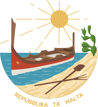 Archivo:Emblem of Malta (1975–1988)