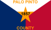 Flag of Palo Pinto County, Texas.svg