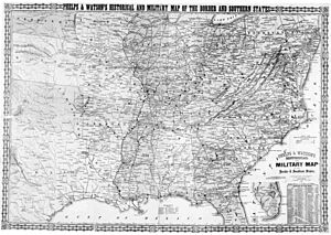 Archivo:Historical and military map of the border and southern states. Phelps & Watson, 1866