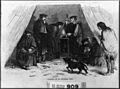 Interior of an Officer's Tent - Utah Expedition (Gen. Albert Johnston's Exped.) LCCN99614184