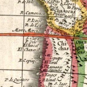 Archivo:Límite de Chile y Perú en el río Loa, año 1662